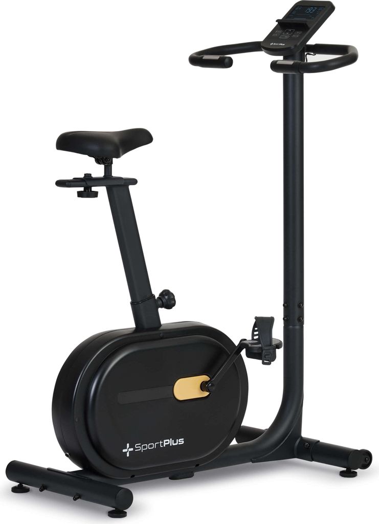 SportPlus I Design Heimtrainer I Heimtrainer Fahrrad, Fitnessbike mit Magnetbremssystem, Hometrainer, Senioren Heimtrainer, SP-HT-9910-B-iE