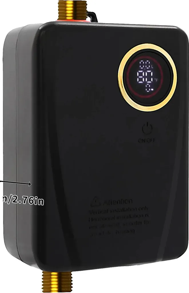 Chauffe-eau instantané noir 220V : finissez-en avec l'attente d'eau chaude