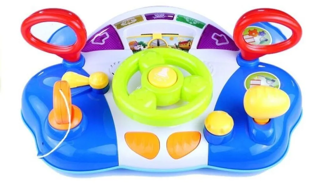 Volant interactif pour bébé avec sons du panneau de direction éveil - 2