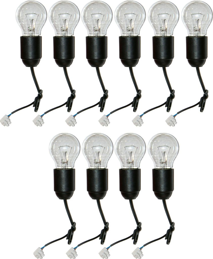 10 x Glühbirne 75W E27 klar Glühlampe 75 Watt + 10 x Produktbild 