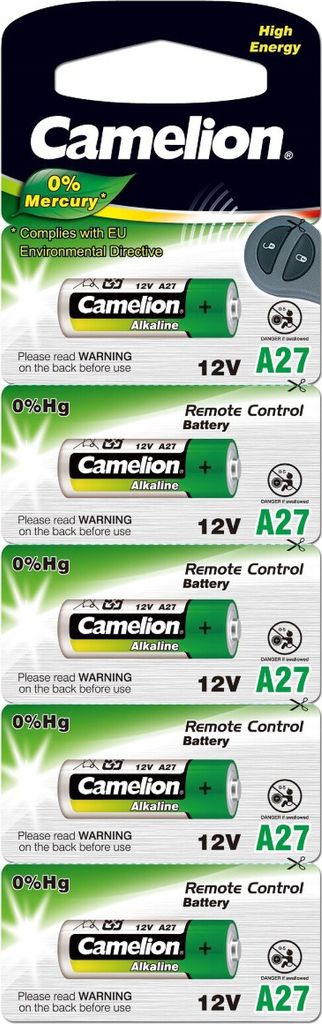 Batterie Camelion LR27A A27 MN27 für Fernbedienungen/Remote Control 5er Blister