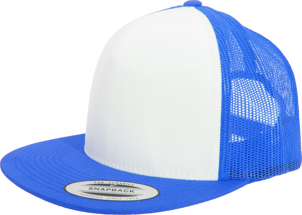 Yupoong Flexfit Uni Baseballkappe Trucker (2 Stück/Packung) RW6736 (Einheitsgröße) (Blau/Weiß)
