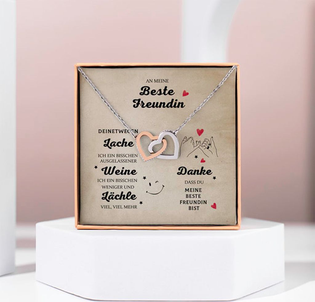 Glückwunschkarten Neutral Freundschaftskarte 'Beste Freunde