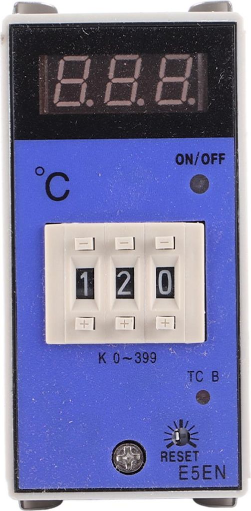 E5EM Digitalthermostat 0,399 Grad Temperaturregler mit Thermoelement Typ K