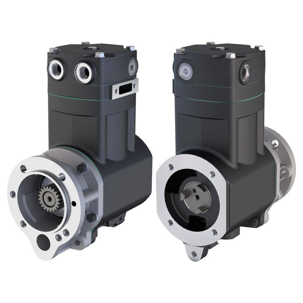 ROBUR BREMSE Druckluftkompressor für CUMMINS 3558131, 3558072 OEM: QE296 | L10 / M11 / N14 / NT / NTC ENGINES