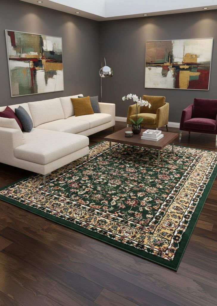 Teppich Orientalisch kurzflor Klassisch Wohnzimmer, Produktbild 