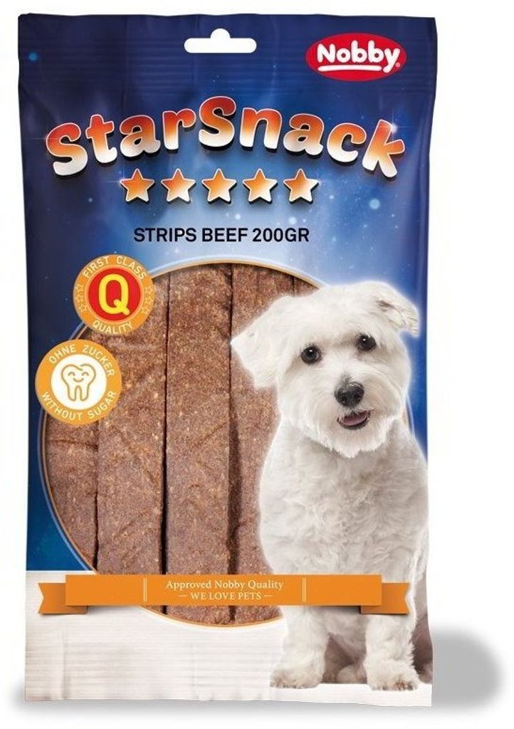 Nobby Starsnack Strips Beef - 20 Stück Produktbild 