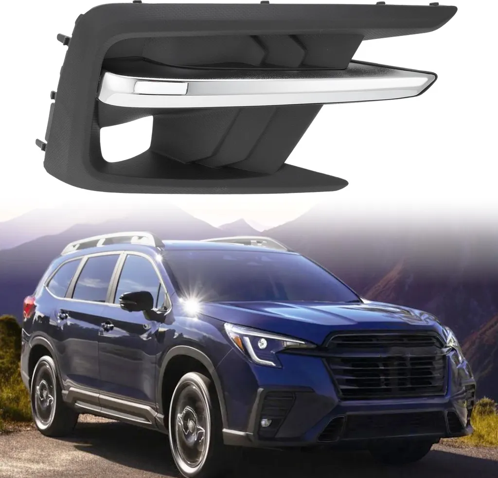 Cache Phare Anti-Brouillard Avant Droit pour Subaru Ascent 2019-2021 Noir