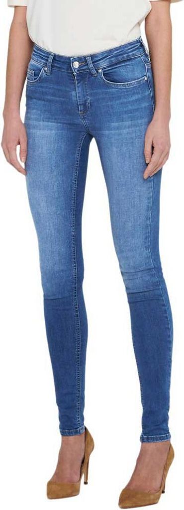 Only Blush Life Mid Waist Skinny Jeans Blau XS / 32 Frau Blau XS
