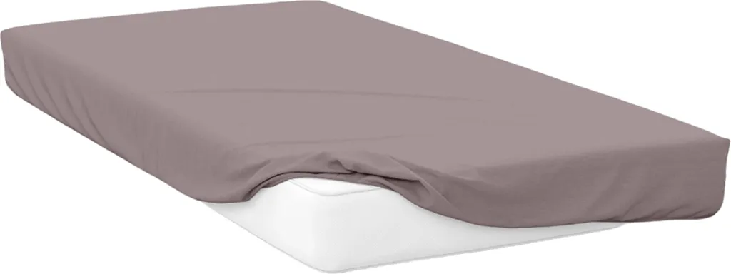 Lenzuolo sotto 400 Fili Cotone Egiziano King Size Peltro Profondo