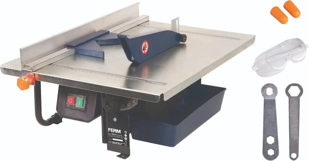 Coupe-carreaux FERM 900W TCM1011 refroidi par eau pour coupe de précision