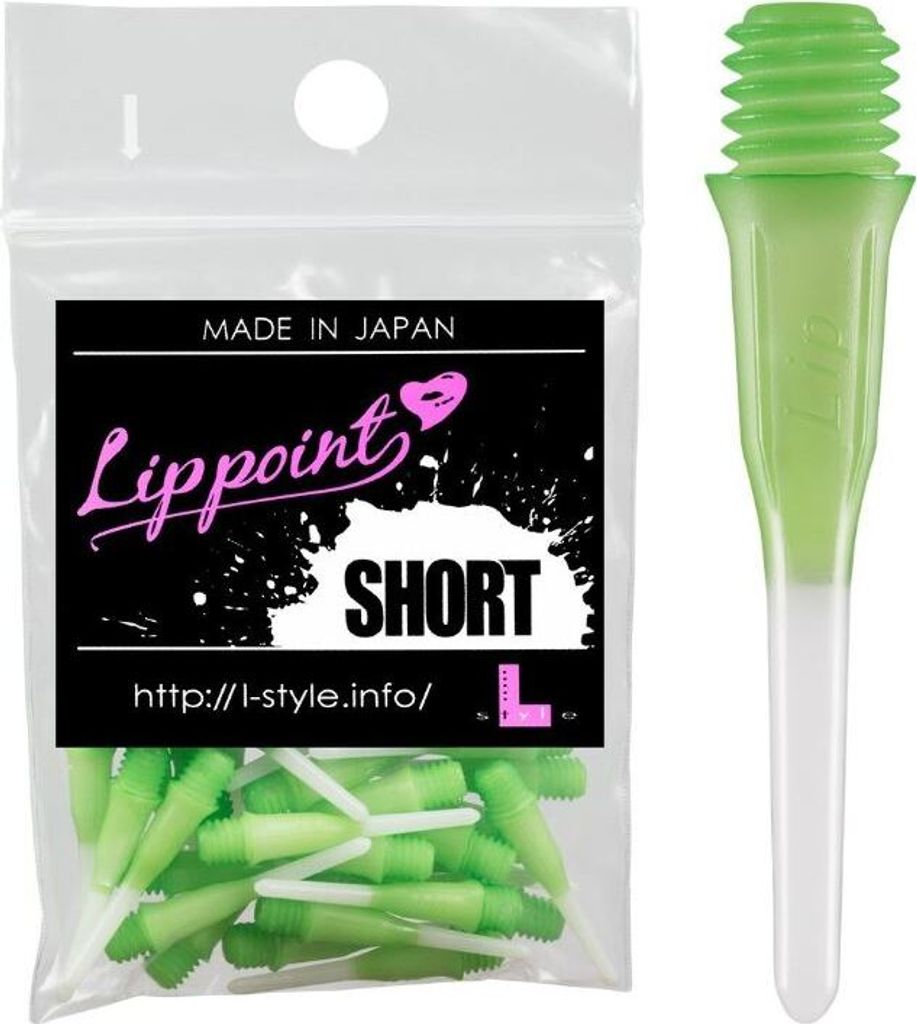 L-Style Short Lip Point TwoTone Grün 30 Stück Produktbild 