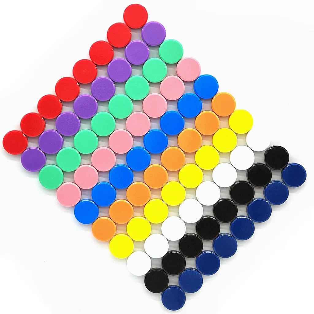 Fixation Magnétique Stable : 80 Petits Aimants Ronds Anti-Glisse