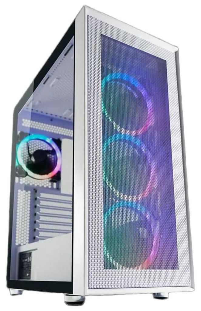 LC-Power Gaming 802W, Midi Tower, PC, Weiß, ATX, micro ATX, Produktbild 
