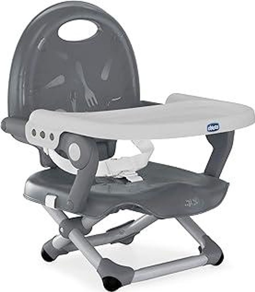 Chicco Pocket Snack Kindersitzerhöhung Esszimmerstuhl für Kinder von 6 Monaten bis 3 Jahren 15kg,tragbarer und verstellbarer Babyhochstuhl mit ko...