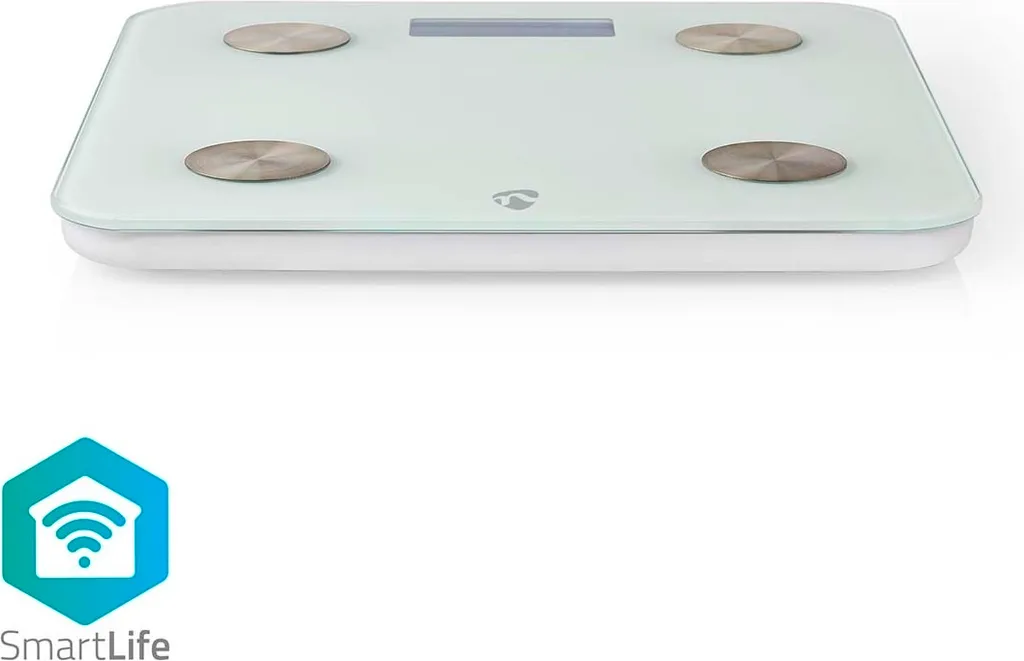 Balance Impédancemètre WLAN Nedis 8 Mémoires Verre Blanc iOS Android - 4
