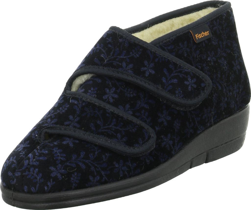 Fischer Schuhe Hausschuhe Damen 31323534303039 Schwarz 39 EU