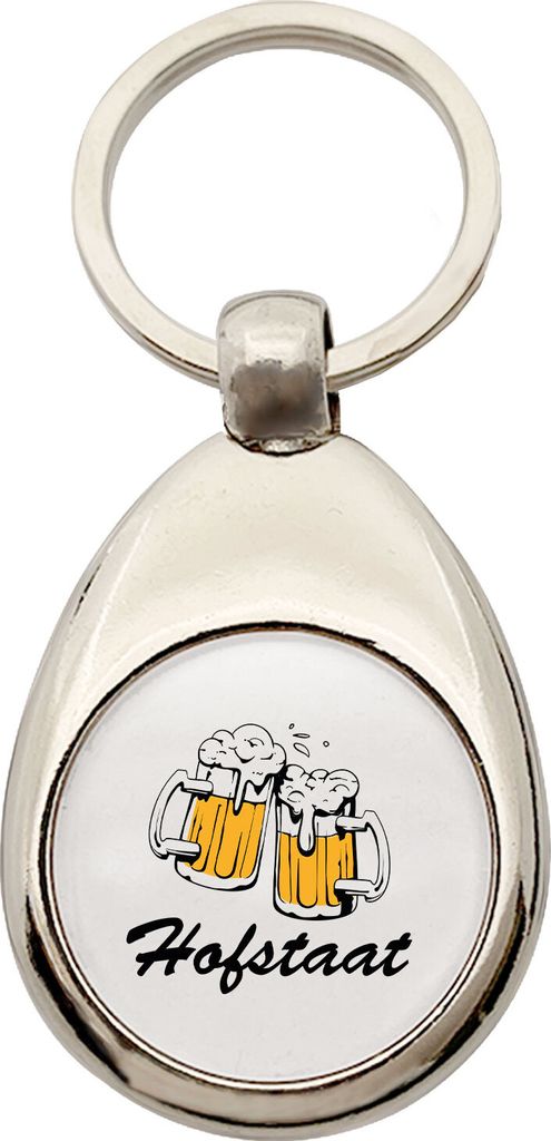 Huuraa Schlüsselanhänger Hofstaat Schützenfest Metall Schlüsselring Einkaufswagenchip Geschenkidee