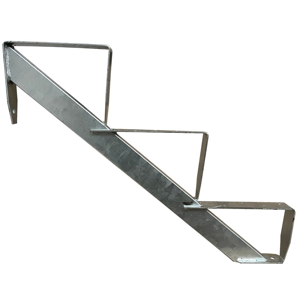 1x ringhiera per scale 3 gradini altezza 53cm ringhiera per Immagine del prodotto 