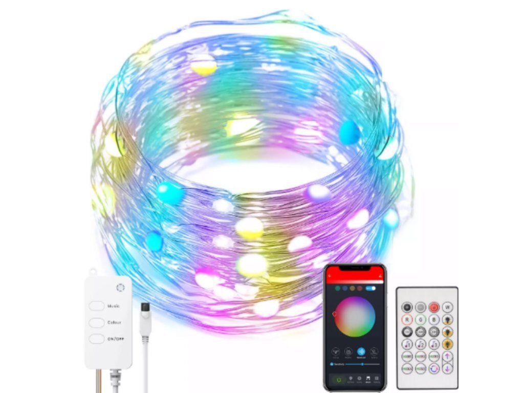 BOT Smart LED Lichterkette für Party und Weihnachten 10 Meter Tuya