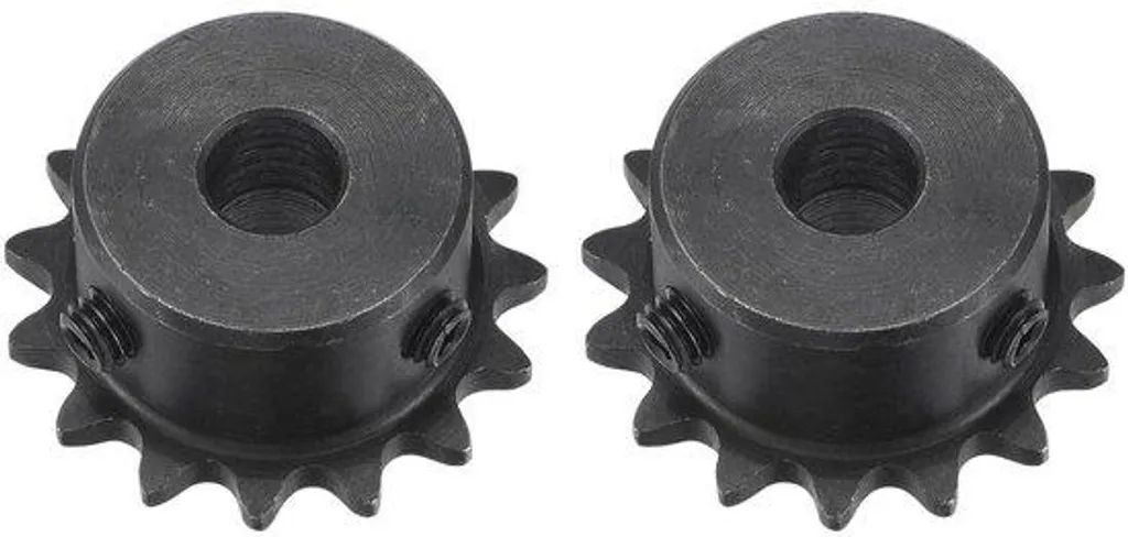 Arbre d'entraînement 25 dents anti-glissement pour axe moteur de 8 mm