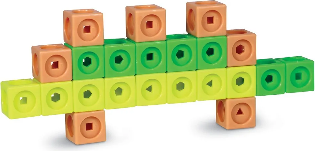 Apprendre à compter avec MathLink Cubes Dinosaures : kit pour enfants