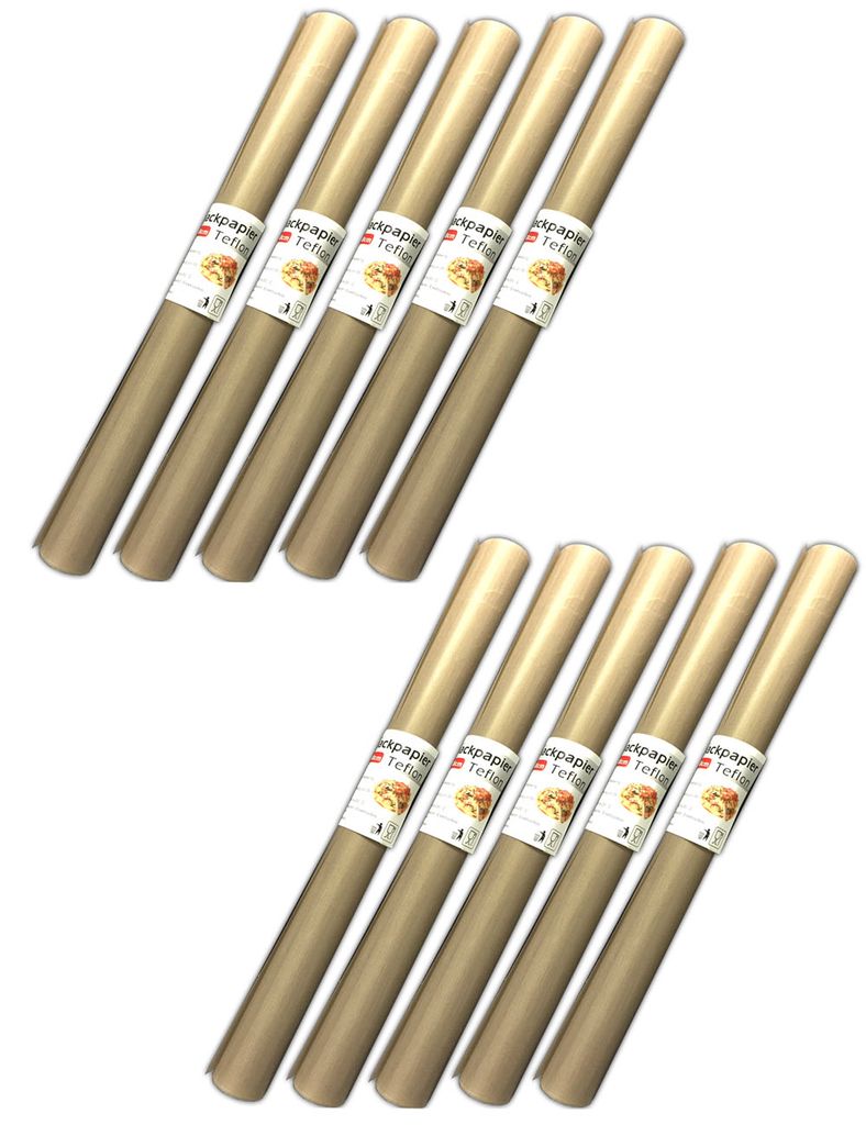 10x Dauerbackfolie Dauer Backfolie Backpapier Produktbild 