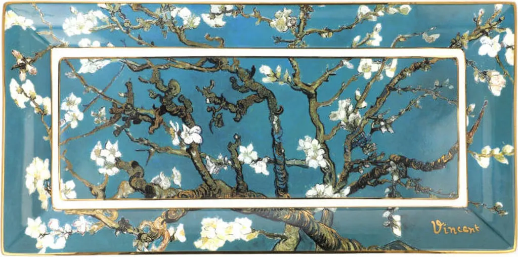 Regalo di Lusso: Ciotola Goebel Van Gogh Mandelbaum Blau in Porcellana