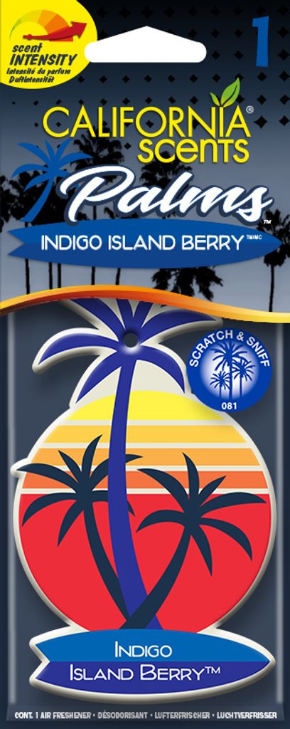 California Scents Palme - Indigo Island Berry (1er Blister) Immagine del prodotto 