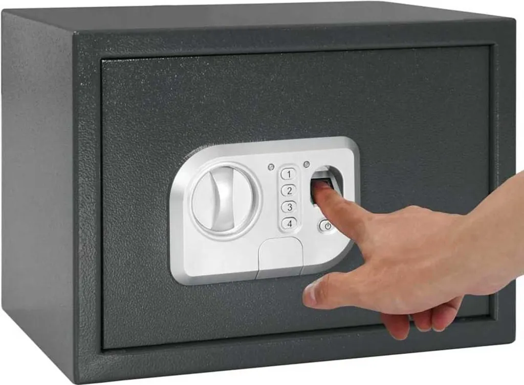 Petit coffre-fort électronique de sécurité en acier pour documents - 10
