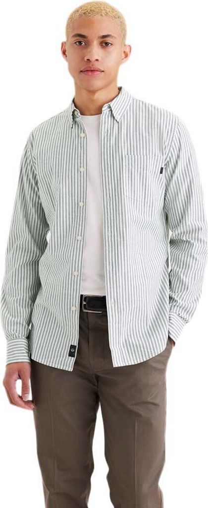 Dockers Stretch Oxford Slim Langarmhemd Grün 2XL Mann Grün 2XL