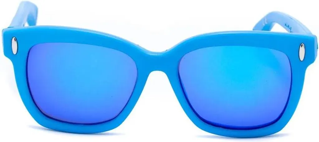 Occhiali Da Sole Italia Independent Modello 0223_027 – Azzurro, Lenti Polarizzate, Filtro Categoria 2