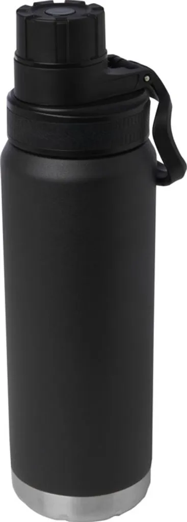 Borraccia Sport Floso Fortis 700ml - Acciaio Inox Termica Nero Opaco