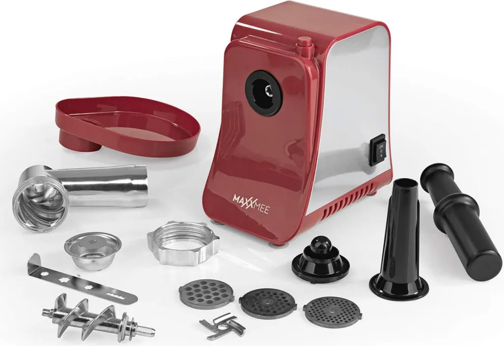 Hachoir à viande électrique 1300W en acier inoxydable avec machine à saucisses - 5