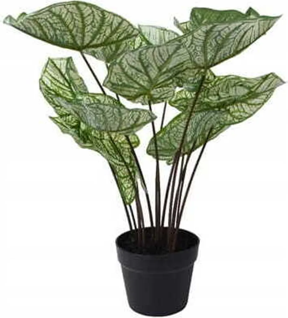 Plante verte artificielle en pot décorative 50x50 cm aspect naturel