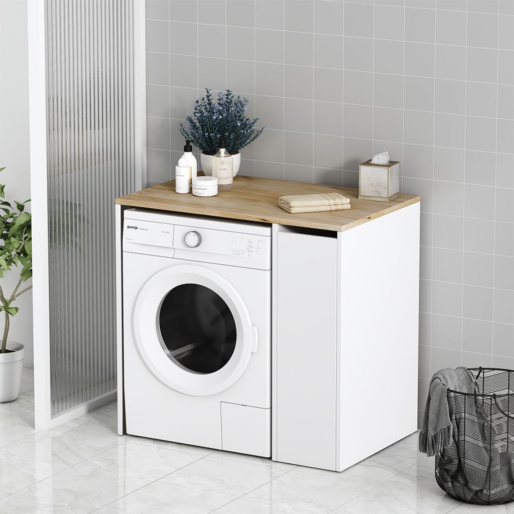 Vicco Waschmaschinenschrank Viktor, 93.5 x 88.5 cm mit 3 Produktbild 4