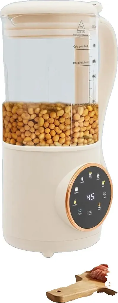 Appareil à Lait Végétal Haute Performance avec 16 Lames Inox et 600W