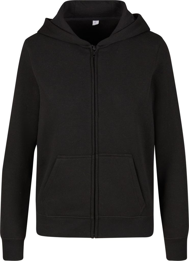 Urban Classics Ladies Basic Essential Zip Hoody black M Produktbild 
