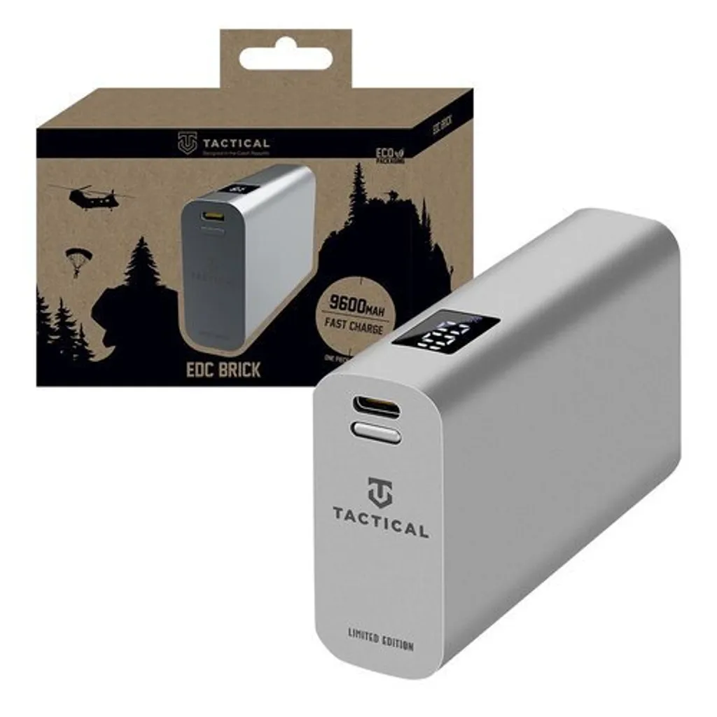 Tactical Powerbank 9600mAh USB-C Power Delivery et Quick Charge Gris - 5