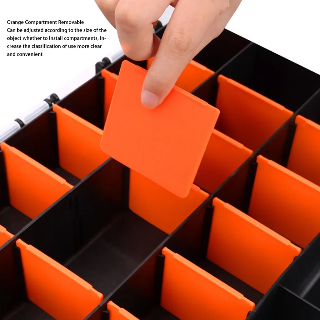 Dites stop au désordre avec cette boîte à outils PVC multi-compartiment - 18
