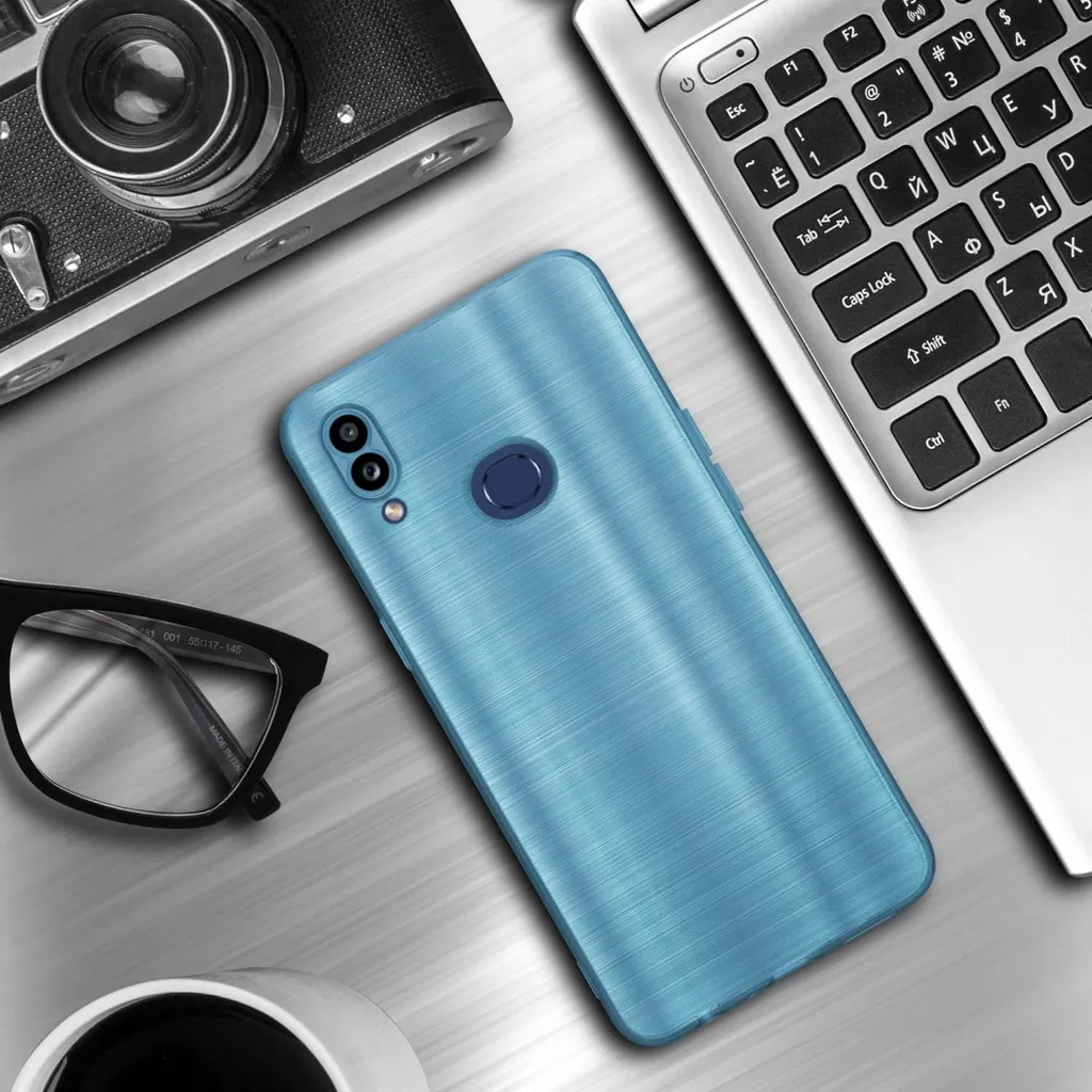 Cadorabo cover per Samsung Galaxy A10s / M01s cover protettiva in turchese cellulare cover TPU silicone case Case - 5