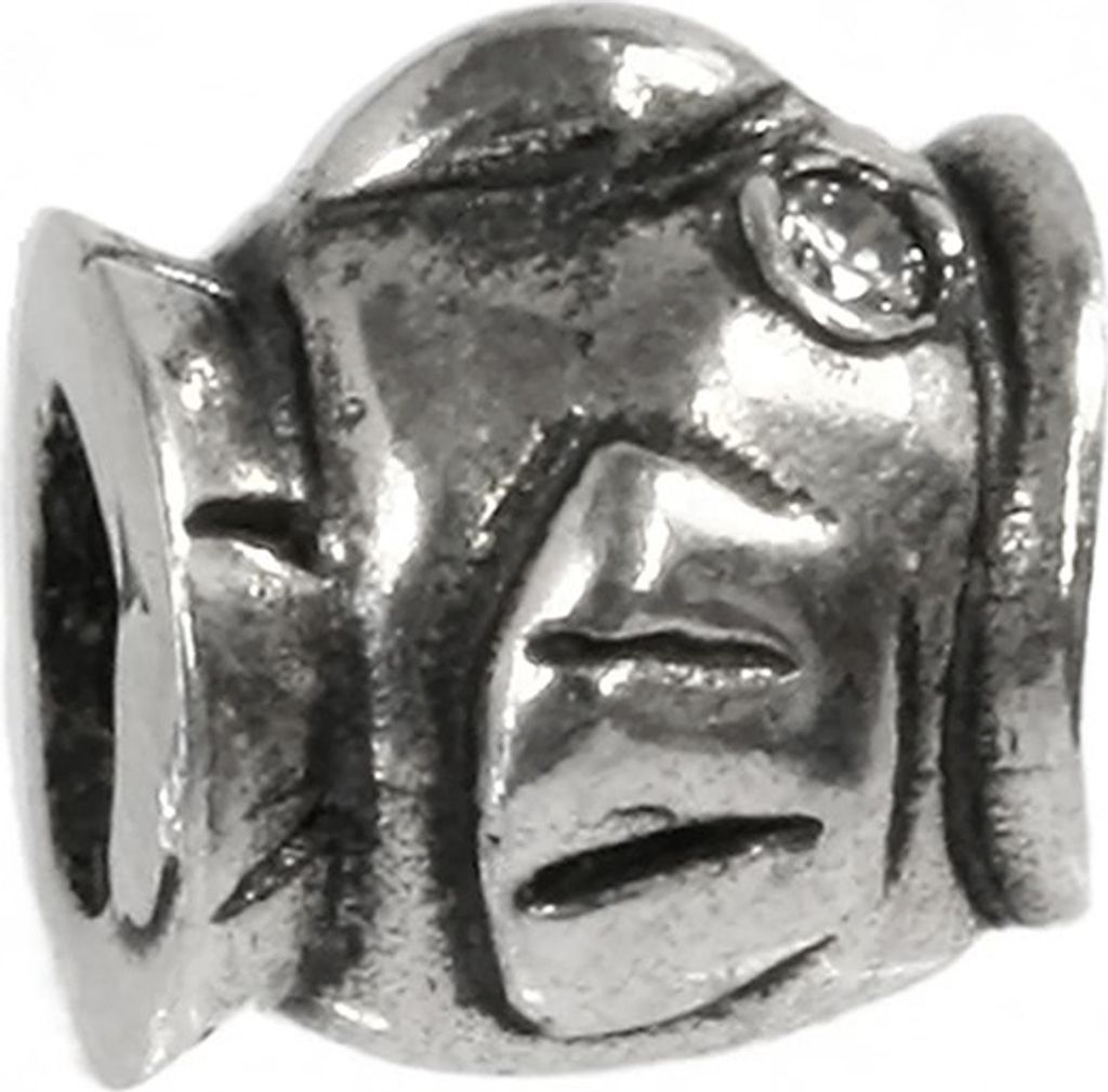 CarloBiagi Charm Bead Fisch Zirkonia 925 Echt Silber Schmuck Element D2BBSCZ57C
