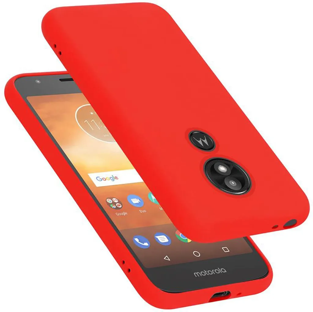 Cover Motorola Moto E5 Play Go Cadorabo Rosso - Custodia Slim TPU