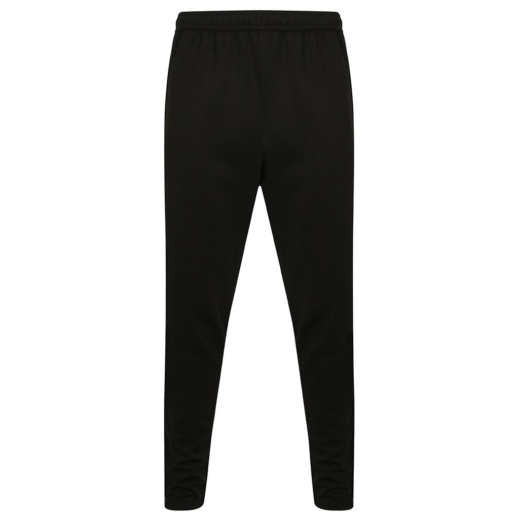 Finden & Hales Herren Strick Trainingshose PC3084 (L) (Schwarz/Grau)