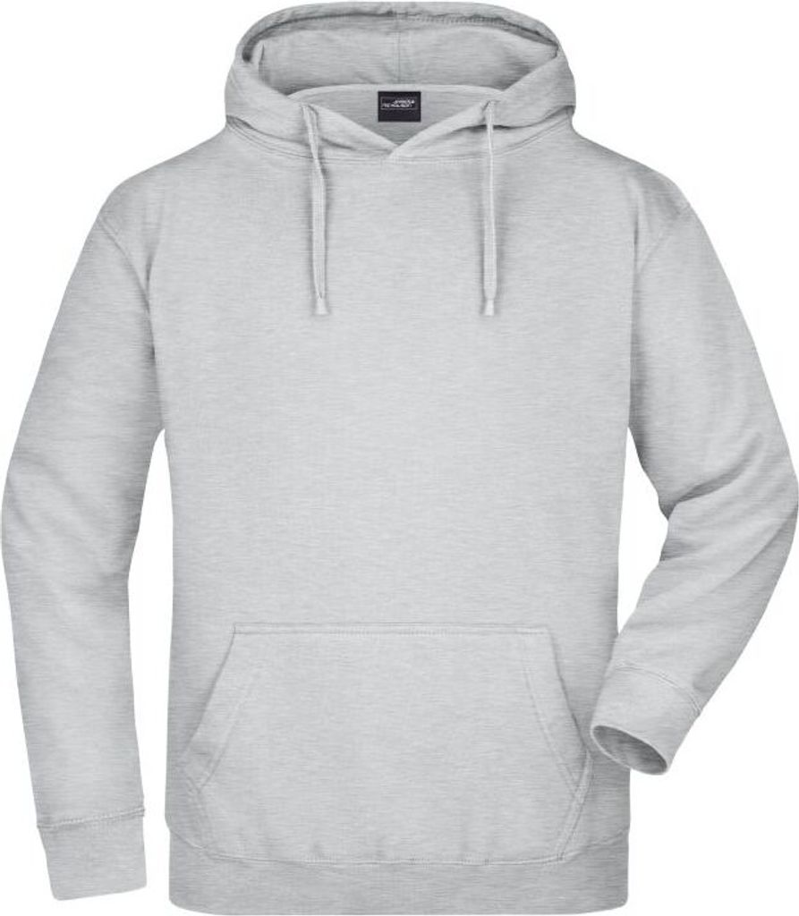 Hooded Sweat Klassisches Kapuzensweat grey-heather, Gr. M
