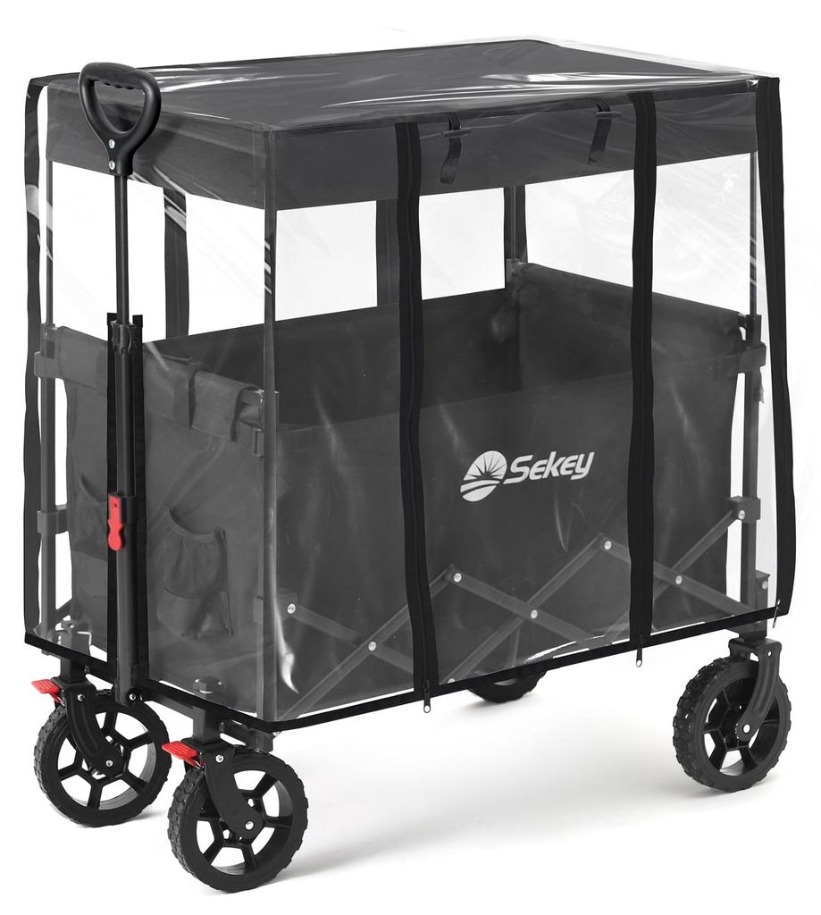 Protection pluie Sekey Transparent pour Bollerwagen avec Image du produit 
