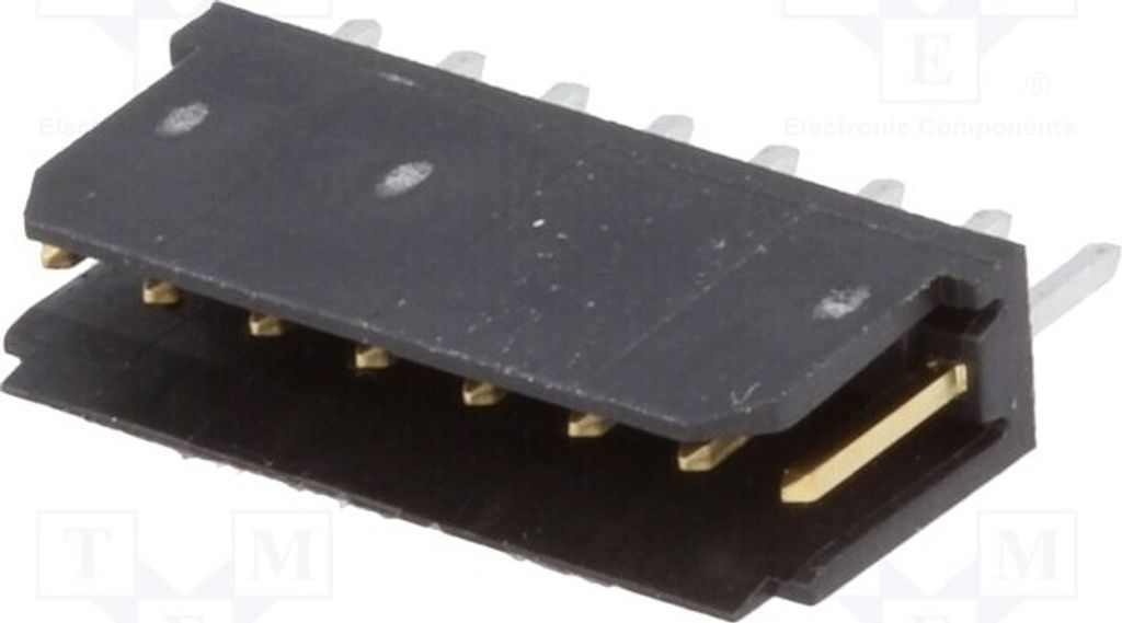 1x Buchse 2,54mm PIN: 8 Leitung-Platte THT männlich 3A 76384-308LF -Steckverbind