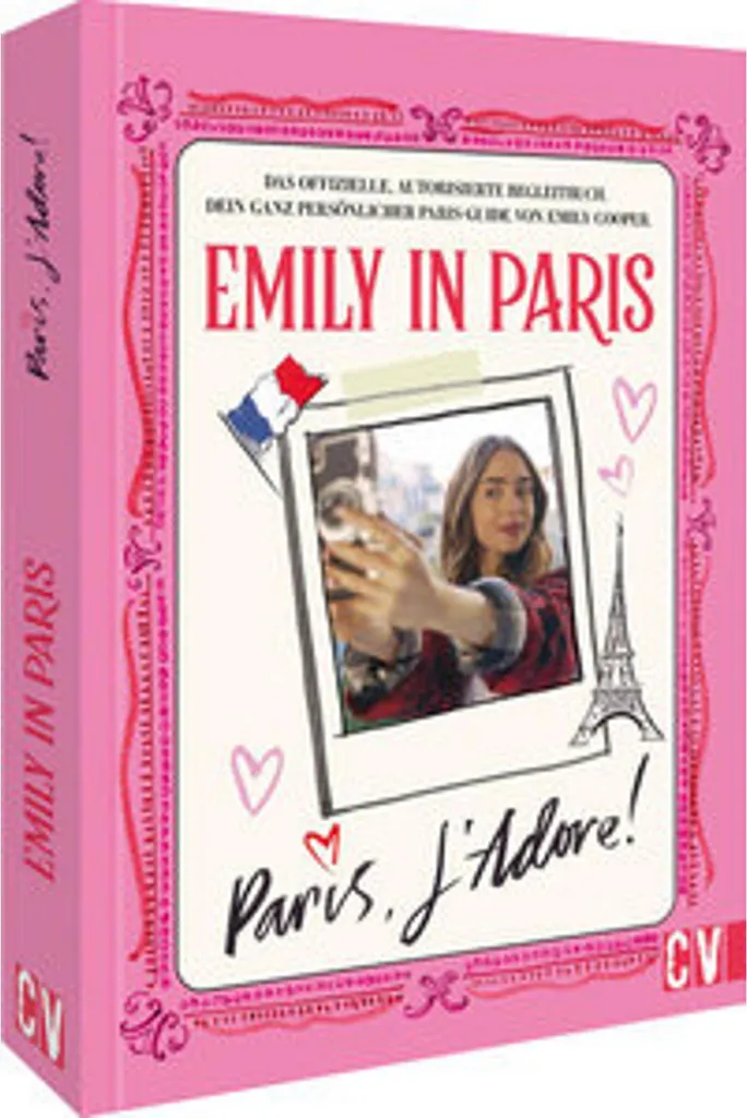Idée Cadeau Fan Série Emily in Paris Paris J'Adore Guide Culture