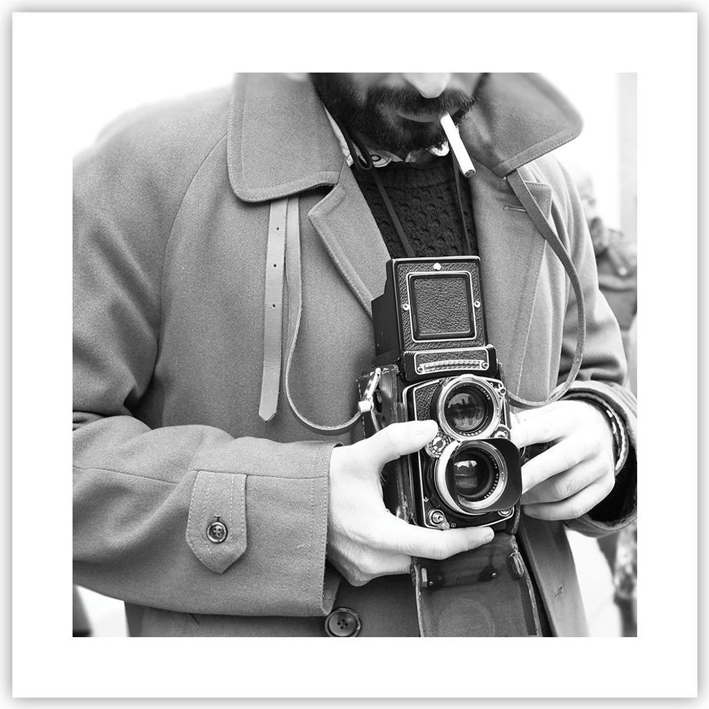Poster - Poster ohne Rahmen - Die Kamera Retro Vintage - Produktbild 