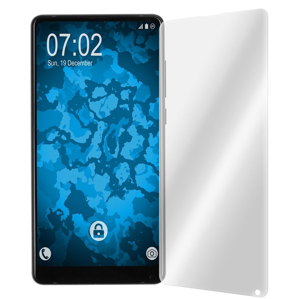 2er-Pack PhoneNatic Displayschutzfolien klar Flexible Folien kompatibel mit Xiaomi Mi Mix 2